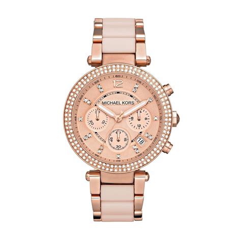 michael kors ladies parker watch code mk5896|Michael Kors parker chronograph.